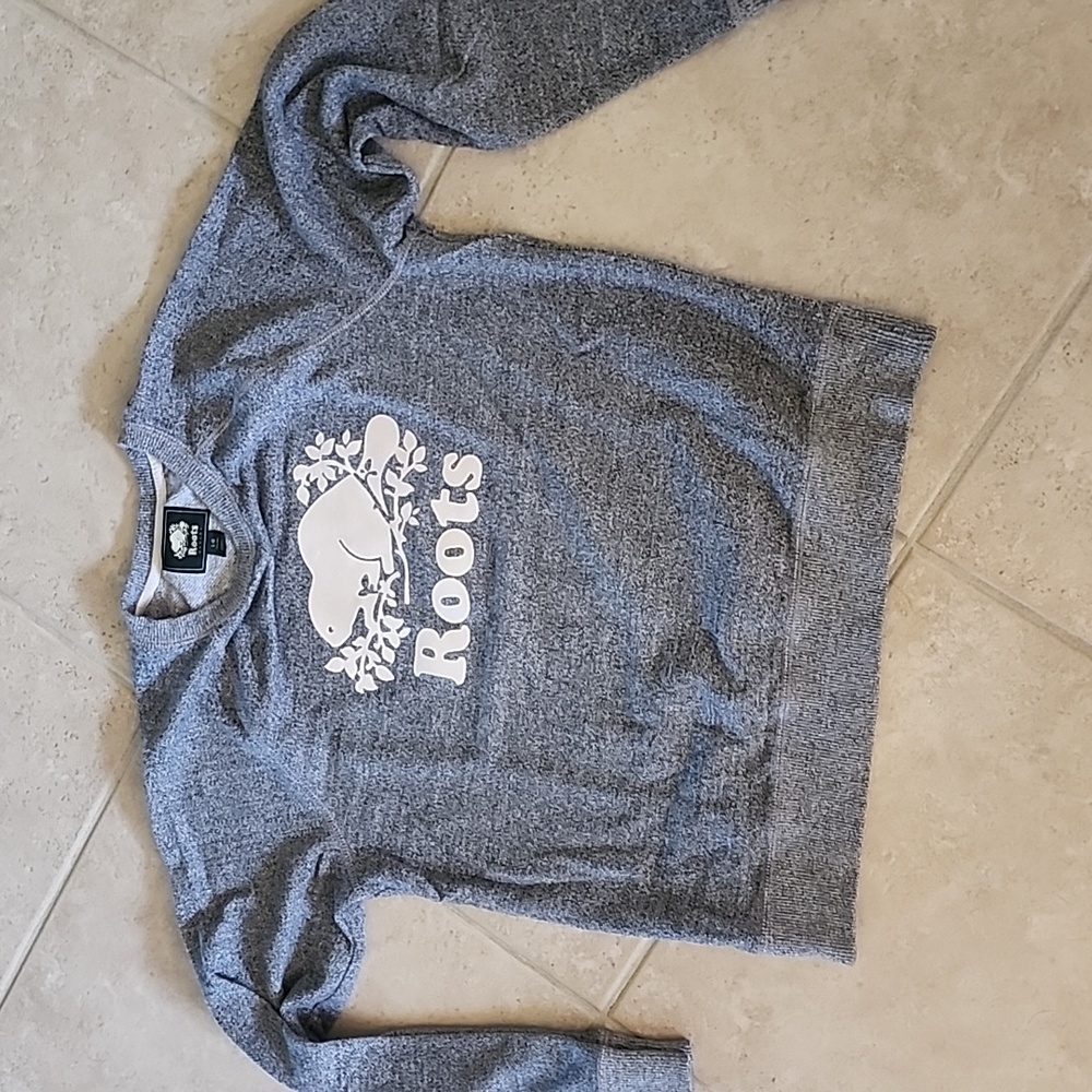 Roots Heather Gray Crewneck Sweatshirt